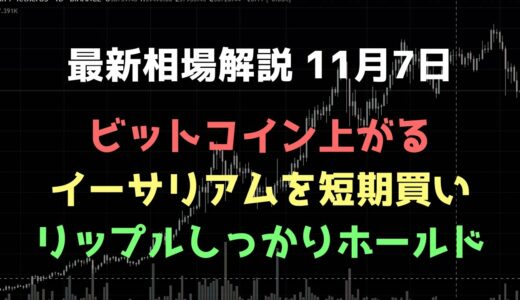 しっかりホールドする｜ビットコイン、イーサリアム、リップルの値動きを解説