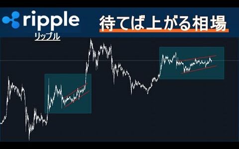 【リップル XRP】この調整はむしろありがたい。上昇エネルギーをためているフェーズ。週足の確定が最重要。