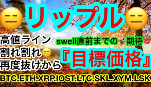 🚀ビットコインとイーサリアムの理論的目標価格が‼️🤣リップルよ😑待っているぞ💋【仮想通貨 BTC.ETH.XRP.IOST.LTC.SKL.XYM.LSK】