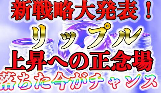 仮想通貨【リップル】世界のスタンダードへの新戦略発表！爆上がりする直前か？今がチャンスです！