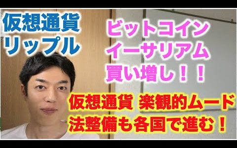 仮想通貨 ビットコイン&イーサリアム 買増し全集中！ リップル90円まで反発上昇！