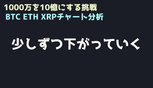 悩まずにショートをしておく｜ビットコイン、イーサリアム、リップルの値動きを解説