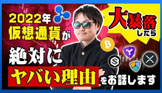 【投資】2022年仮想通貨が大暴落したら絶対にヤバい理由をお話します！2018年仮想通貨バブル崩壊後に起きた悲しい体験談を赤裸々告白！