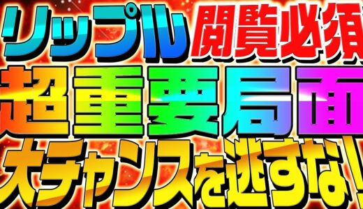 ⚠️大暴落待ったなし!?⚠️仮想通貨リップルに今後大チャンス到来!!ショートで爆益狙う!!