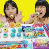 目玉グミ地球グミなどなど、いろんな海外のお菓子を食べるぞ～！！himawari-CH