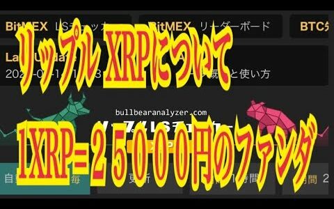 【仮想通貨】リップル最新情報‼️リップル XRPについて　1XRP=２５０００円のファンダ💹