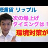 仮想通貨 リップル 次の爆上げタイミングは！？環境対策が鍵！