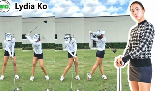 Lydia Ko  リディア・コ ニュージーランドの女子ゴルフ スローモーションスイング!!!