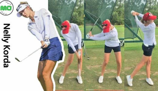 Nelly Korda Pro Golfer ネリー・コルダ 米国の女子ゴルフ スローモーションスイング!!! 넬리코다 프로