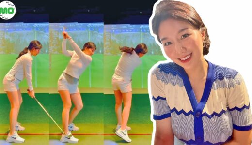 ハン・スンジ Seung Ji Han 韓国の女子ゴルフ スローモーションスイング!!!