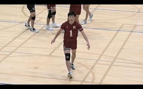 身長183cm最高到達点345cm ハイキュー シュヴァイデンアドラーズ 9番 池田幸太選手の大学時代のプレー バレーボール インカレ2018