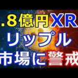 仮想通貨リップル（XRP）4 8億円のXRPが！『今後も警戒が強まる』