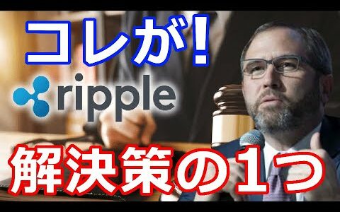 仮想通貨リップル（XRP）敗訴！リップル社CEO『これが解決策の1つである』