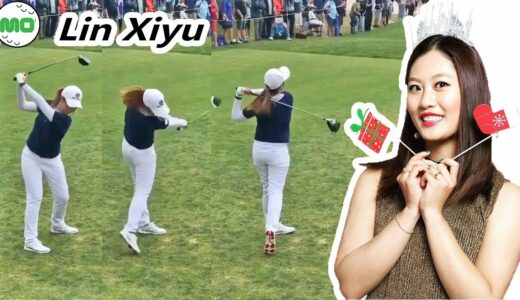 リン・シユ 中国の女子ゴルフ スローモーションスイング!!! 林希妤 Lin Xiyu