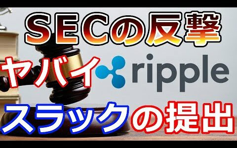 【仮想通貨】リップル（XRP）SECの反撃がヤバイ『テラバイト』のスラックの提出求める