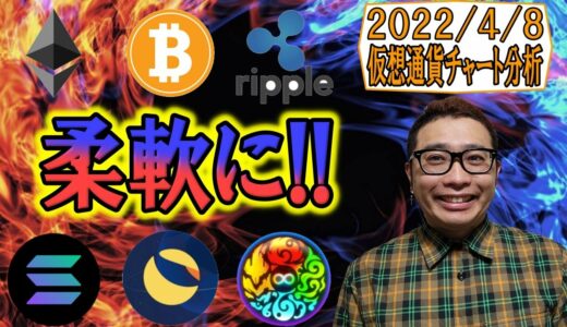 【仮想通貨 ﾋﾞｯﾄｺｲﾝBTC ＆ ｱﾙﾄｺｲﾝ 分析】下げ止まり感も見つつ柔軟に対応!!