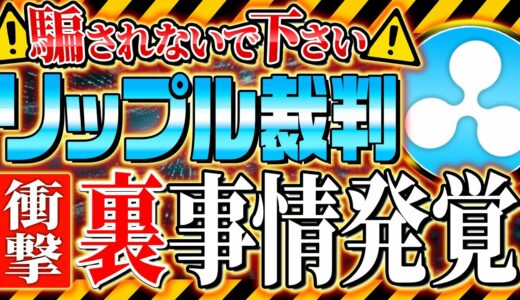 【リップル最新速報】裁判にまさかの裏事情が発覚‼︎今後のSEC訴訟の展開が予言可能に！【リップル裁判】【仮想通貨】【XRP】