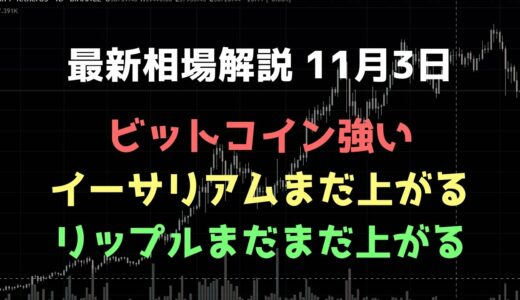 まだまだ上がる｜ビットコイン、イーサリアム、リップルの値動きを解説