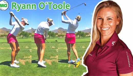Ryann O'Toole ライアン・オトゥール  米国の女子ゴルフ スローモーションスイング!!!