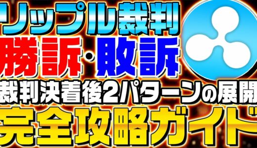 【XRP緊急警報‼︎】リップル裁判後の最新見解が明らかに！今後はリスクも気を付けろ！【仮想通貨】【ニュース】【ビットコイン】