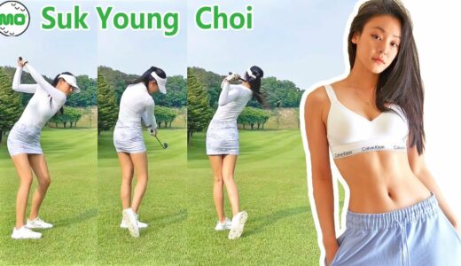 Suk Young  Choi チェ・ソクヨン 韓国の女子ゴルフ スローモーションスイング!!!