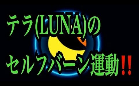 【仮想通貨リップルXRP情報局】テラ（LUNA）のセルフバーン運動！！♪───Ｏ（≧∇≦）Ｏ────♪