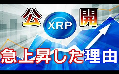 【仮想通貨】リップル（XRP）が急上昇した理由を公開『これが重要な要素となる』