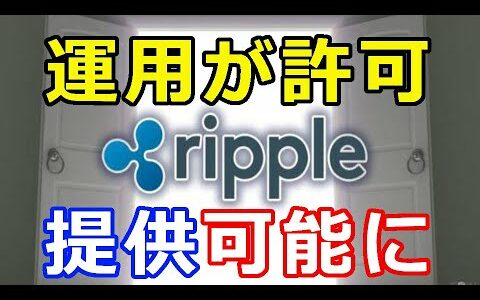 仮想通貨リップル（XRP）通貨金融庁からライセンスフリーの運用が許可に！『このサービスが提供可能に』