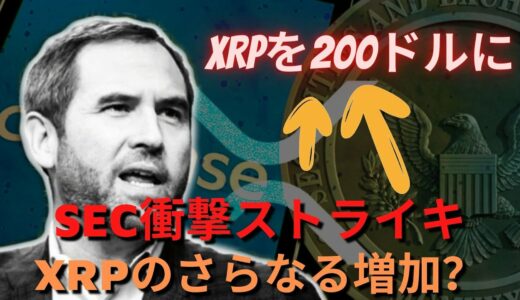 コインベースCEO：リップルXRP、SEC訴訟で勝訴！ XRPを$200に！XRPの追加爆灯？ リップルスーツ皇后速報！ SEC衝撃発音確認！（リップルSEC、リップルSEC訴訟、リップル訴訟）