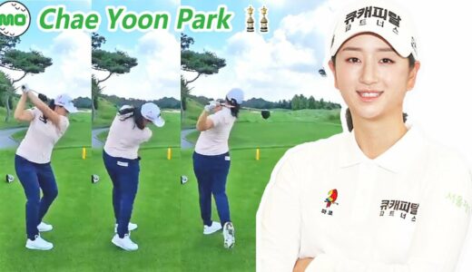Chae Yoon Park パク・チェヨン 韓国の女子ゴルフ スローモーションスイング!!!