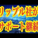 【仮想通貨】リップル最新情報！リップル社がサポート継続！！