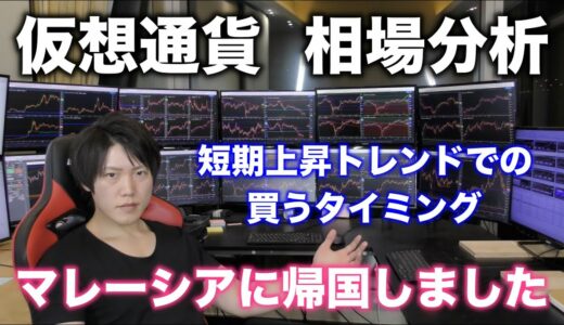 【仮想通貨相場分析】マレーシア帰国後１本目の本気解説動画