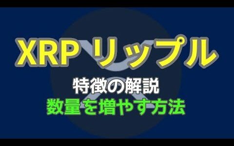 仮想通貨リップル（XRP）の数量を増やす方法と初心者OKリップルの特徴解説