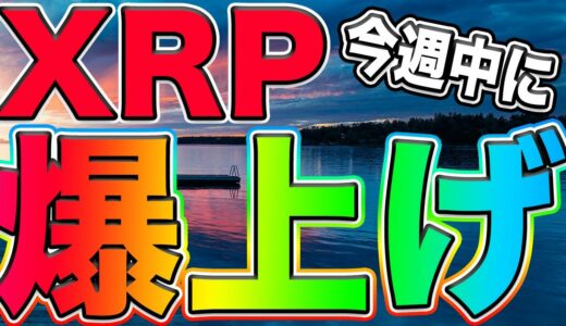 【確定爆上げ】リップルが今週中に上昇する可能性大です【仮想通貨】【ビットコイン】