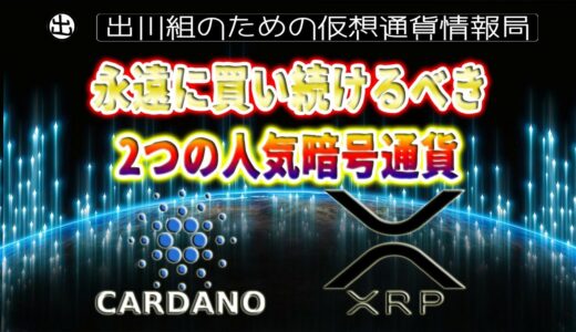 ［20220403］永遠に買い続けるべき2つの人気暗号通貨（カルダノ・リップル）【仮想通貨・CARDANO・RIPPLE】