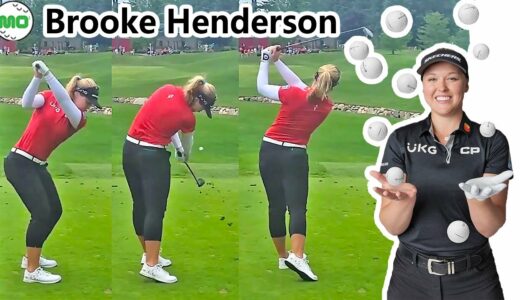 Brooke Henderson ブルック・ヘンダーソン カナダの女子ゴルフ スローモーションスイング!!!