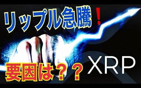 【仮想通貨】リップルXRPが急騰！要因は？？ビットコインの方向は？【暗号資産】