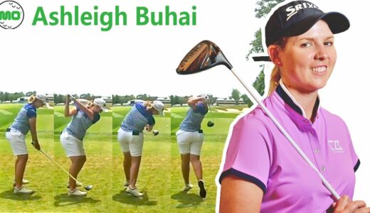Ashleigh Buhai アシュリー・ブハイ 南アフリカの女子ゴルフ スローモーションスイング!!!