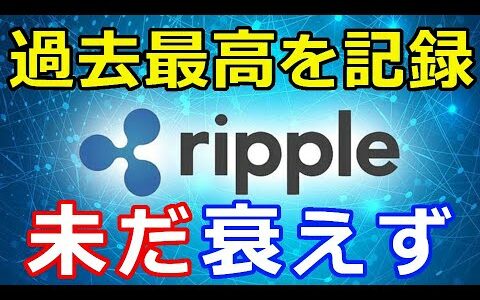 仮想通貨リップル（XRP）過去最高を記録！『リップル人気は未だ衰えず』