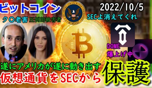 ビットコイン　遂にアメリカが動き出すSECから仮想通貨を保護！お願いだから消えてくれ！エバードームが遂に本気を出す！テンセットが熱い！