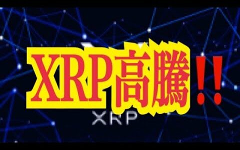 【仮想通貨】リップル最新情報！XRP高騰！！