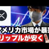 【リップル】アメリカ市場が暴落リップルが小安い❗️今後の戦略#仮想通貨#xrp #リップル