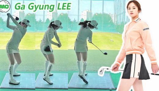 Ga Gyung LEE イ・ガギョン 韓国の女子ゴルフ スローモーションスイング!!!