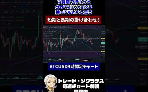 ビットコインFX）短期と長期の掛け合わせ #shorts