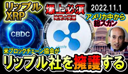 リップル（XRP）に米ブロックチェーン協会が加勢！SECはもう後がない！勝利はもはや確定か！でも何かがおかしい？！この胸騒ぎはなんだろう