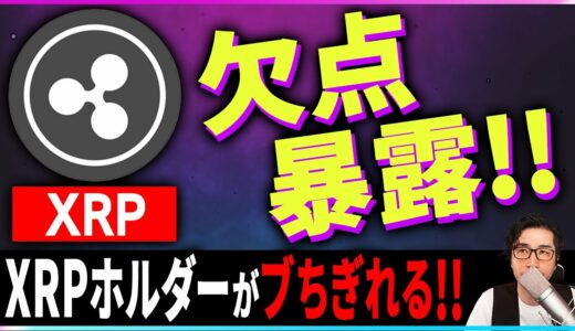 【暗号資産XRP】リップルの欠点が暴露されてXRPホルダーがブちぎれました。【仮想通貨】【暗号通貨】【投資】【副業】【初心者】