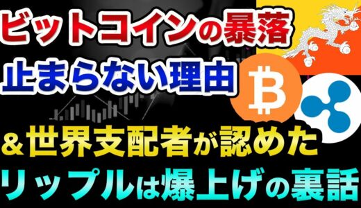 ビットコインの暴落が止まらない理由があります。逆に世界支配者が認めたリップルは爆上げする裏話【 ビットコイン 仮想通貨 日経平均 リップル イーサリアム 都市伝説 日経新聞 ドル円 】