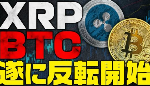 【リップル/ビットコイン】仮想通貨の反転開始！今すぐ確認してください。【XRP/BTC/ETH】【雇用統計】