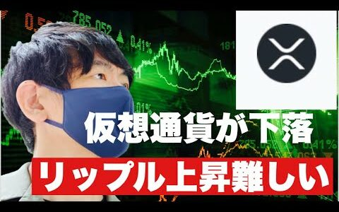 【リップル】仮想通貨が下落リップル上昇難しい⁉️今後の戦略#仮想通貨#xrp #リップル