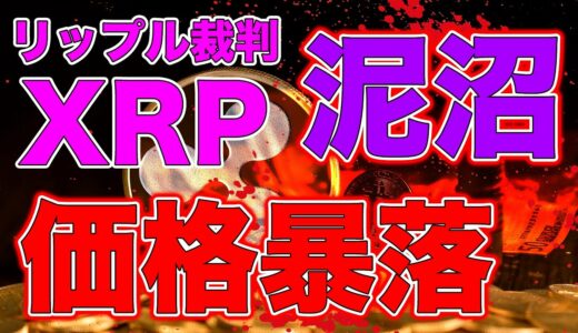 【仮想通貨】リップル裁判泥沼化・SECとの裁判は長期化必須...暴落は免れないのか？【リップル・XRP】